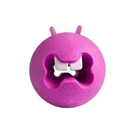 Rogz Toyz Fred Traktatiebal Çiğneme Topu Diş Bakım Köpek Oyuncağı Pembe 6.4 Cm