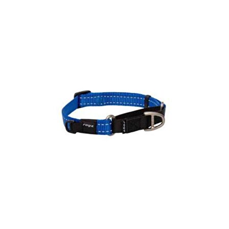 Rogz Utility Control Web Halsband Güvenlikli Dokuma Köpek Boyun Tasması Mavi Large 2x37-56 Cm