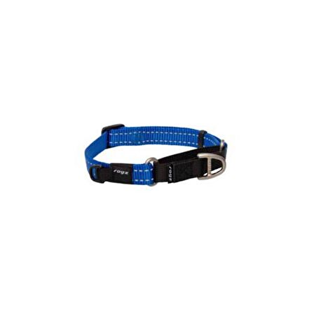 Rogz Utility Control Web Halsband Güvenlikli Dokuma Köpek Boyun Tasması Mavi Large 2x37-56 Cm