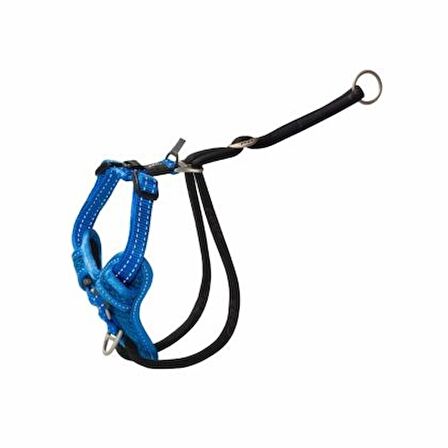 Rogz Utility Stop Pull Tuig L Blauw Göğüs Tasması