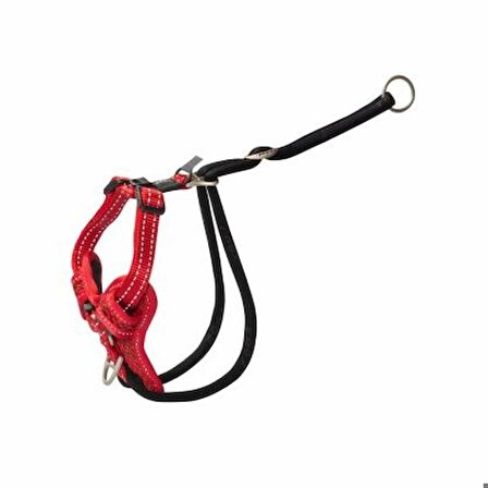 Rogz Utility Stop Pull Tuig XL Rood Göğüs Tasması