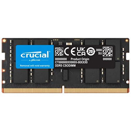 Crucial 16GB 6400MHz DDR5 CT16G64C52CS5 Notebook Ram