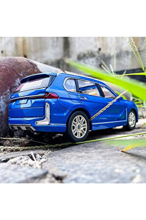 BMW X7 Araba 1:24 Diecast Metal Model Araba Koleksiyon Araba Sesli Işıklı Bmw Jip Suv Araba