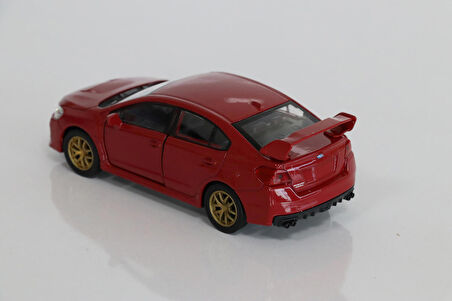 Welly 1:36 Subaru İmpreza Wrx Diecast Model Araba Bordo