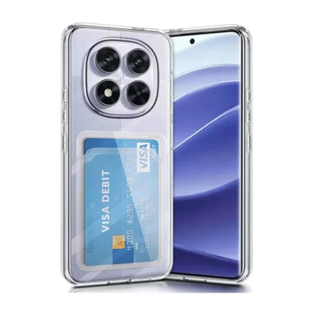 Xiaomi Redmi Note 14 Pro 5G Kılıf Kart Şeffaf Silikon - Şeffaf
