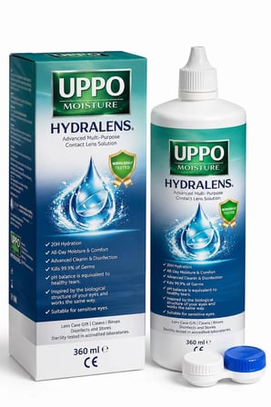 uppo moisture haydralens Hydralens® Gelişmiş Çok Amaçlı Kontakt Lens Solüsyonu 360 ml