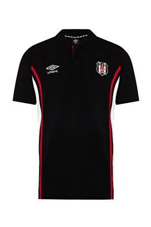  Beşiktaş Orijinal Lisanslı Siyah Polo Yaka T-Shirt