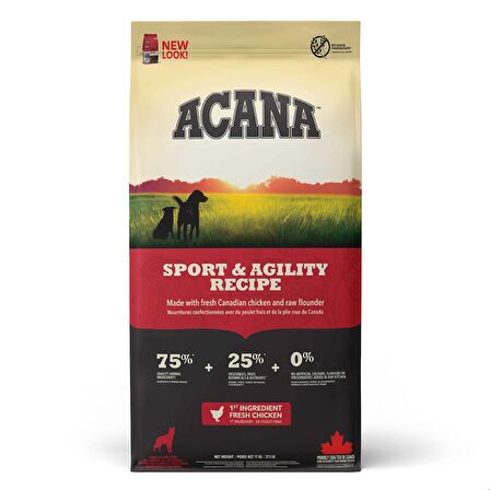 Acana Heritage Sport Agility Yetişkin Köpek Maması 17 Kg