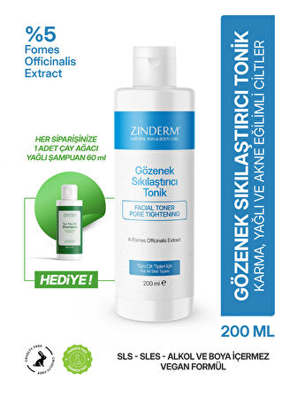 Gözenek Sıkılaştırıcı, Arındırıcı ve Yağ Dengeleyici Tonik 200ml