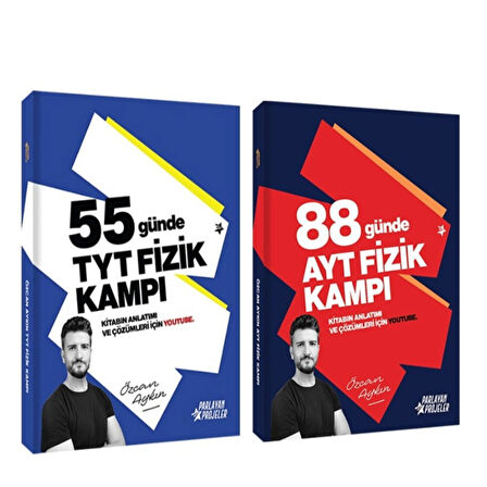 Özcan Aykın 55 Günde TYT ve 88 Günde AYT Fizik Kampı Seti 2 Kitap