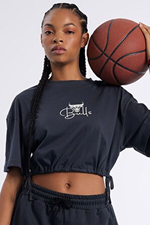 DeFactoFit NBA Chicago Bulls Bisiklet Yaka Kısa Kollu Tişört C6311AX24HSAR231