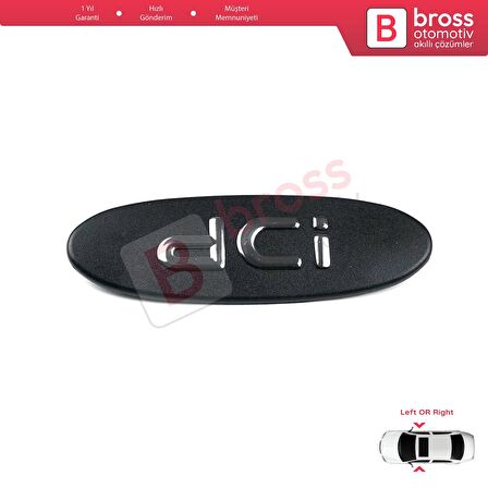 Renault Clio MK2 Kangoo MK1 1997-2009 8200083505 İçin Siyah dCi Sağ veya Sol Kapı Bandı Çıta Yazısı