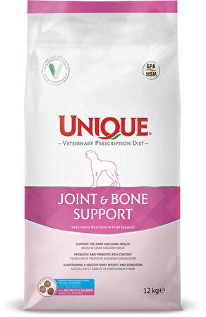 Unıque Vet Diet joint Bone Köpek Maması Hamsili/Somonlu 12 kg