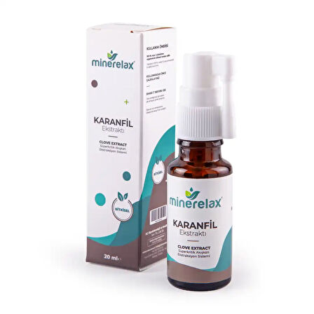 MİNERELAX KARANFİL EKSTRAKTI 20 ML