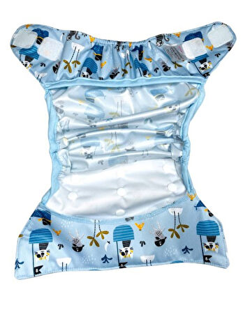 YIKANABİLİR BEBEK BEZİ TEK BEDEN COVER KORSAN