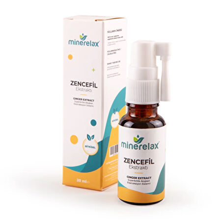 MİNERELAX ZENCEFİL EKSTRAKTI 20 ML