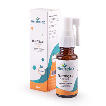 MİNERELAX ZERDEÇAL EKSTRAKTI 20 ML