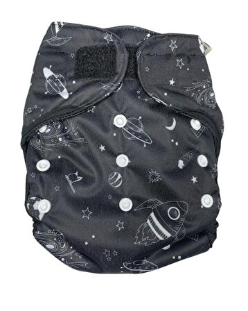 YIKANABİLİR BEBEK BEZİ TEK BEDEN COVER UZAY