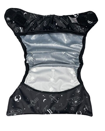 YIKANABİLİR BEBEK BEZİ TEK BEDEN COVER UZAY