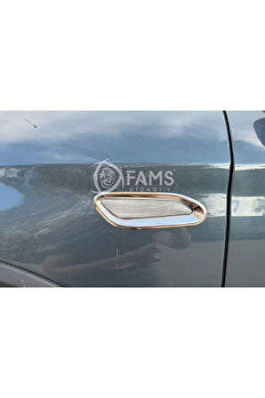 Fi.at. Egea Krom Sinyal Çerçevesi Sis Çerçevesi 2015-2019 Paslanmaz Çelik