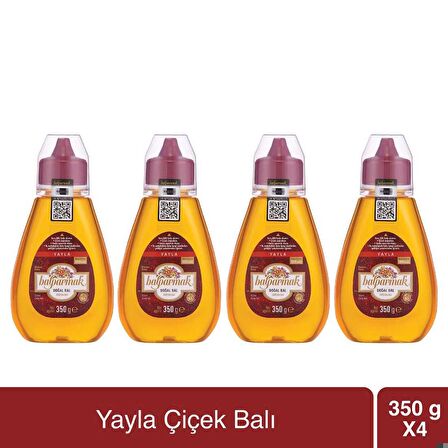 Balparmak Çıtkapak Yayla Çiçek Balı 350 g x 4 Adet