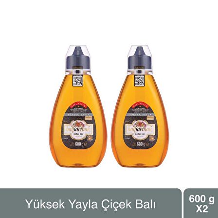 Balparmak Çıtkapak Yüksek Yayla Çiçek Balı (Özel Seçim) 600 g x 2 Adet