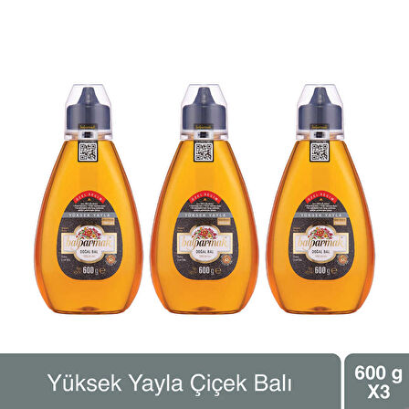 Balparmak Çıtkapak Yüksek Yayla Çiçek Balı (Özel Seçim) 600 g x 3 Adet