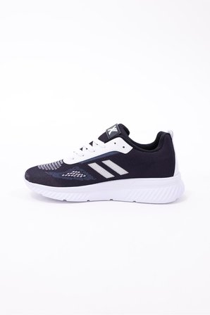 Dijital Baskılı Unisex Lacivert Sneaker - Beyaz Desenli Günlük Ayakkabı