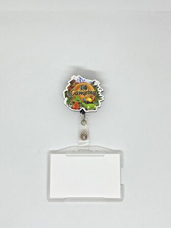 Camping Temalı Yoyo Kartlık