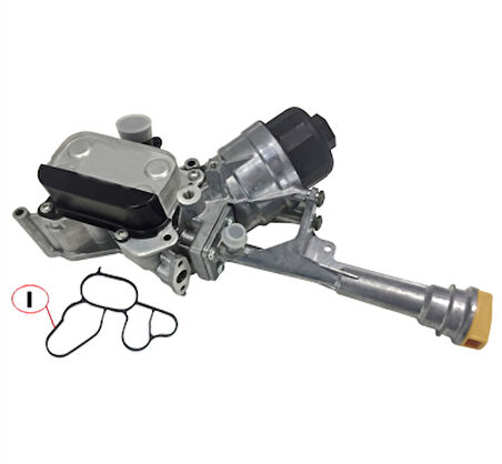 YAĞ SOĞUTUCU KOMPLE ASTRA J-COMBO D-AVEO-BIPPER-DOBLO-LINEA-EGEA Euro5 1.3 A13FD