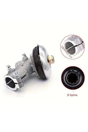 Çin prc Motorlu Tırpan Redüktör Dişli Gurubu 9 Diş Frezeli 28 mm  çin modellere uyumludur