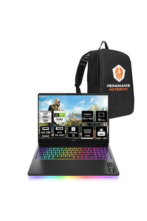 OMEN Max 16 Ultra 7 255HX 40GB 4+4TB SSD RTX5080/16GB 16'' 240Hz WQXGA W11P Gaming Laptop & ÇANTA