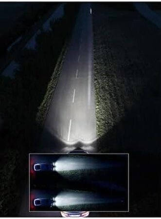 C6 Led Xenon H27 Led Xenon 55 Watt 11000lm 6500k Beyaz Renk Takım