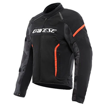 DAINESE CEKET/AIR FRAME 3 TEX JACKET/BLACK/RED-FLUO YAZLIK MONT