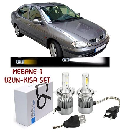 Renault Megane 1 Uzun-Kısa Far Şimşek Etkili Led Xenon Z4