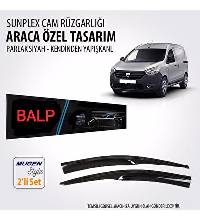 Dacia Dokker Cam Rüzgarlığı 2013-2020 Arası 2 Li Takım