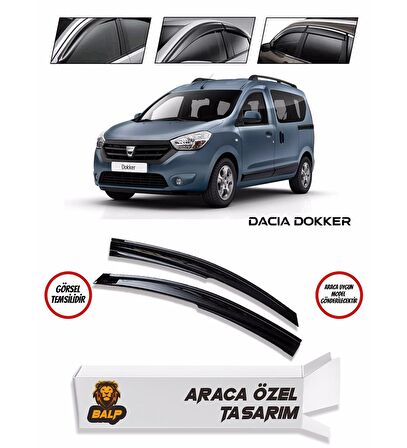 Dacia Dokker Cam Rüzgarlığı 2013-2020 Arası 2 Li Takım