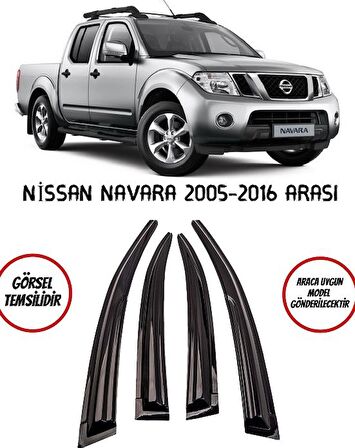 Balp Nissan Navara 2005-2016 Cam Rüzgarlığı 4lü