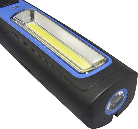 Mais LED Taşınabilir Araç Lambası 360° Ayarlanabilir 260 Lümen Şarj Edilebilir 3W COB Far 1W El Feneri 650M004
