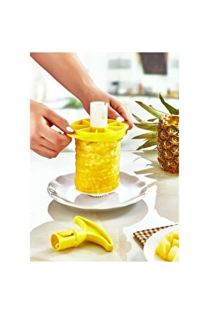 Pratik Ananas Soyucu ve Dilimleyici Ananas Dilimleme Aparatı