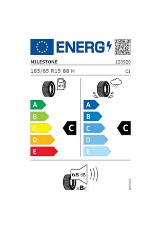 Milestone 185/65 R15 88H TL Carmile Yaz Lastiği 2025