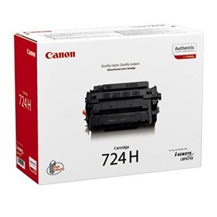 Canon CRG-724H (3482B002) Siyah Orjinal Toner Yüksek Kapasite - LBP6750