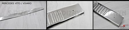 S-Dizayn Mercedes Vito Krom Arka Tampon Eşiği 2004-2014