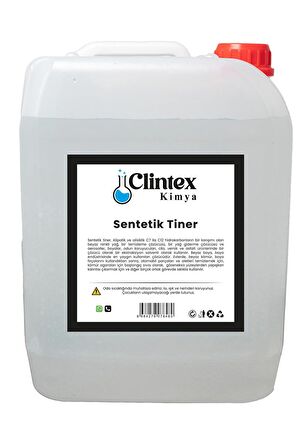 Clintex Kimya Sentetik Tiner 4.250 Kg (5 Lt)