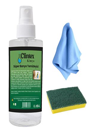 Clintex Kimya Süper Banyo Temizleyici Set 200 Ml