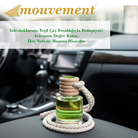 Yeşil Çay 8 ml Oto Kokusu – Sakinleştirici ve Dingin Bir Atmosfer