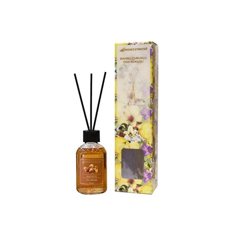 100 Ml Amber Çubuklu Oda Kokusu – Gizemli ve Zarif Koku