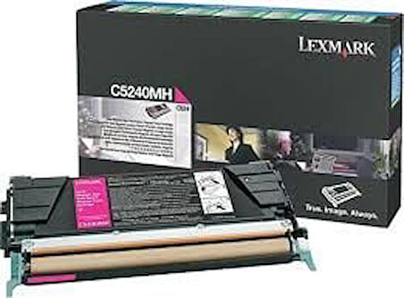 Lexmark C5240MH  Kırmızı Magenta Orjinal Toner C524 / C534