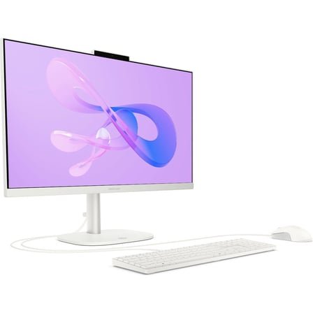 Omnistudio 24-CU0015NT Intel Core 7 240H 5.2 Ghz 32GB Ddr5 1tb SSD Freedos Dokunmatik 23.8" Fhd (1920 x 1080) 75HZ Wled IPS Beyaz All In One Bilgisayar HPD62KSEAF10+ Zetta Bellek