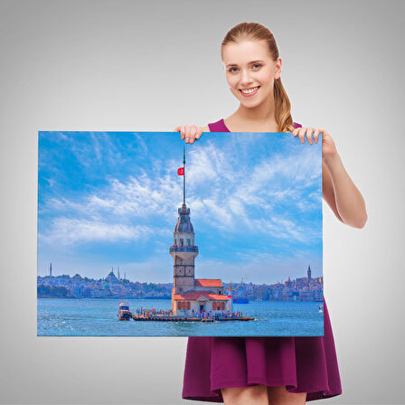Kız Kulesi Dekoratif Kanvas Tablo-6513